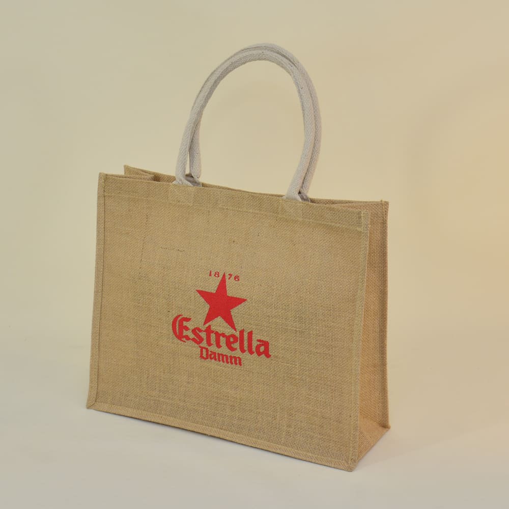 Medium sized tote bag of recycled banners handmade in Barcelona  Nukak